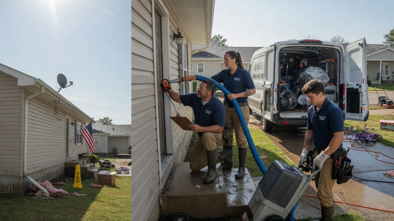 Ceiling Water Damage Restoration in Midland, VA near me